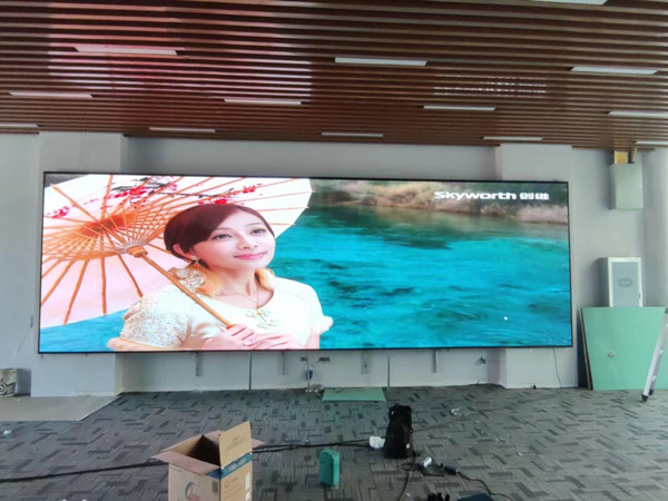 方城P1.53led小间距屏安装案例